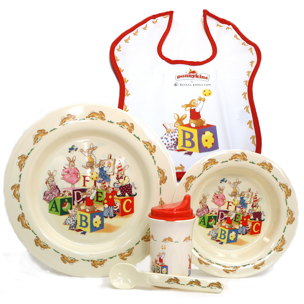 Royal Doulton Bunnykins Nursery Melamine Mealtime Set 5pce