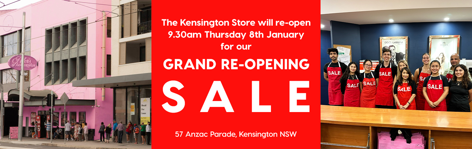 Grand Re-opening Sale