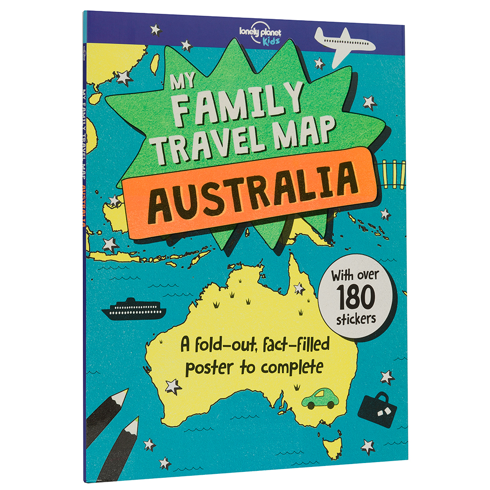 Lonely Planet - My Family Travel Map Australia | Peter's of Kensington