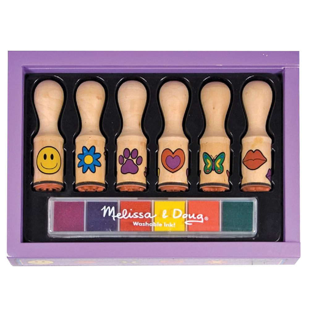Buy Melissa & Doug Deluxe Happy Handle Stamp Set at | Free Shipping $35+ in Canada