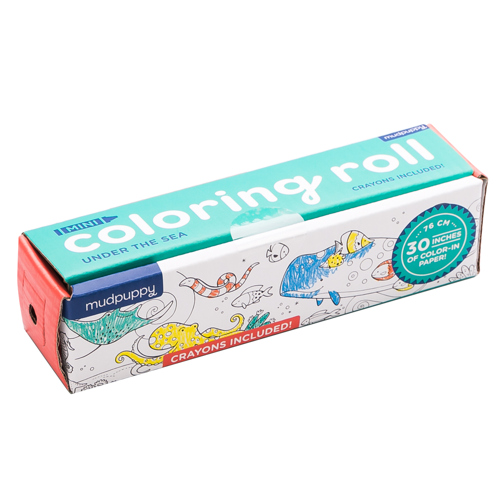 Mudpuppy - Colouring Paper Roll Under The Sea | Peter's of Kensington