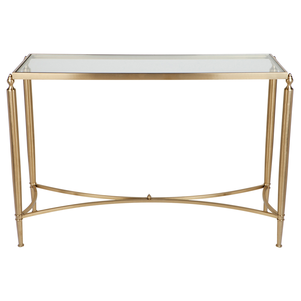 Cafe Lighting - Jak Glass Console Table | Peter's of Kensington