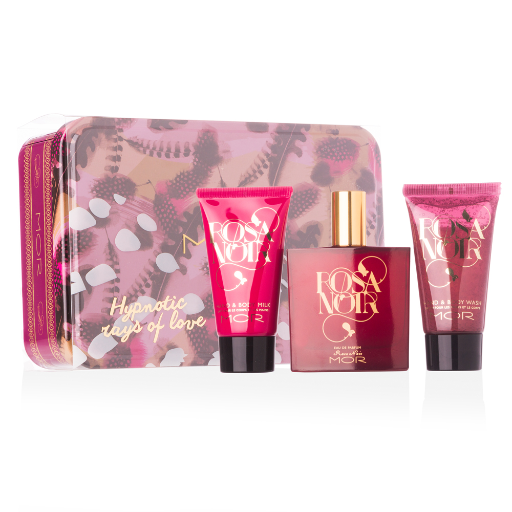 Mor - Hypnotic Rays Of Love Rosa Noir Trio Gift Set | Peter's of Kensington