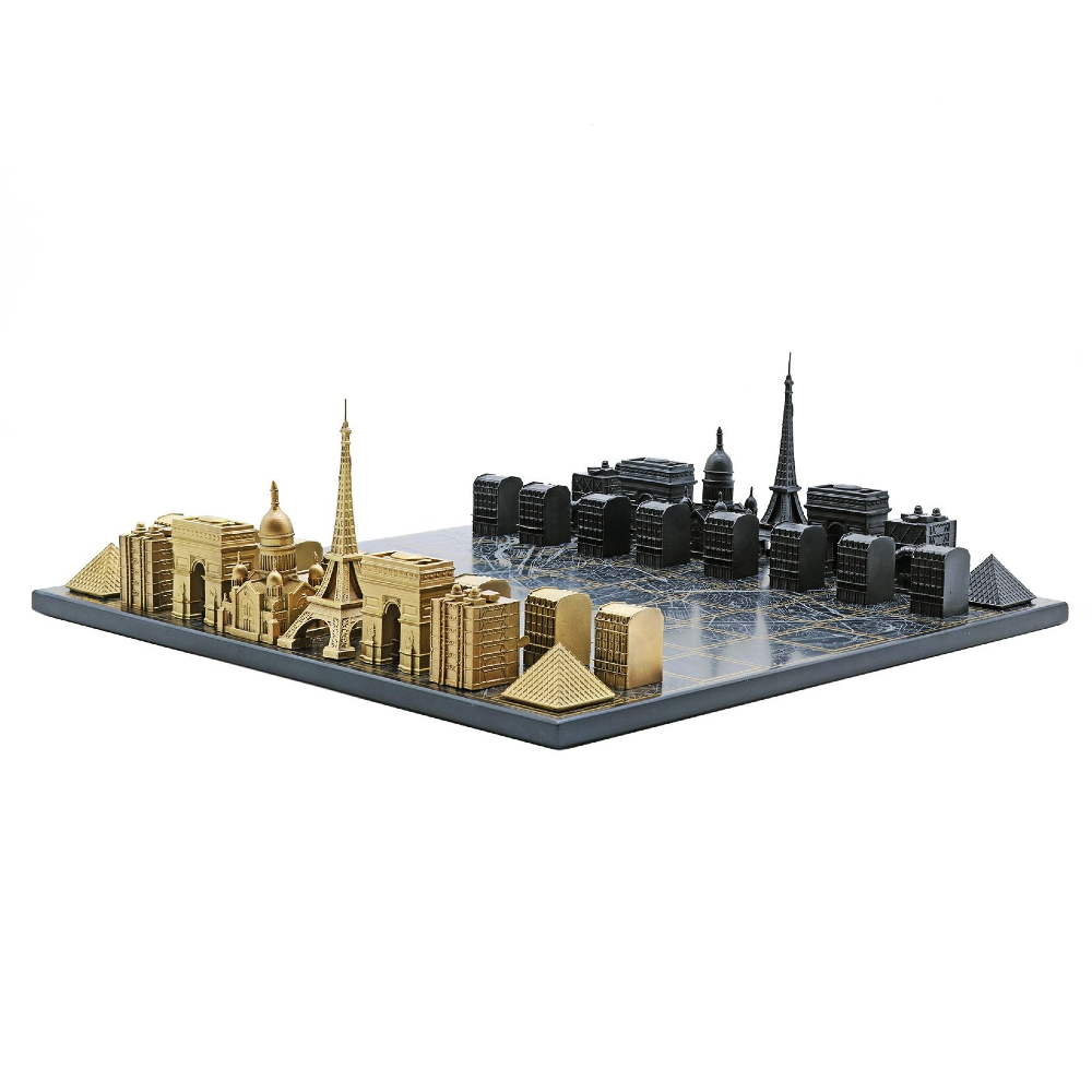 Skyline Chess - Luxury Bronze Paris Edition Corian Map Board | Peter's ...