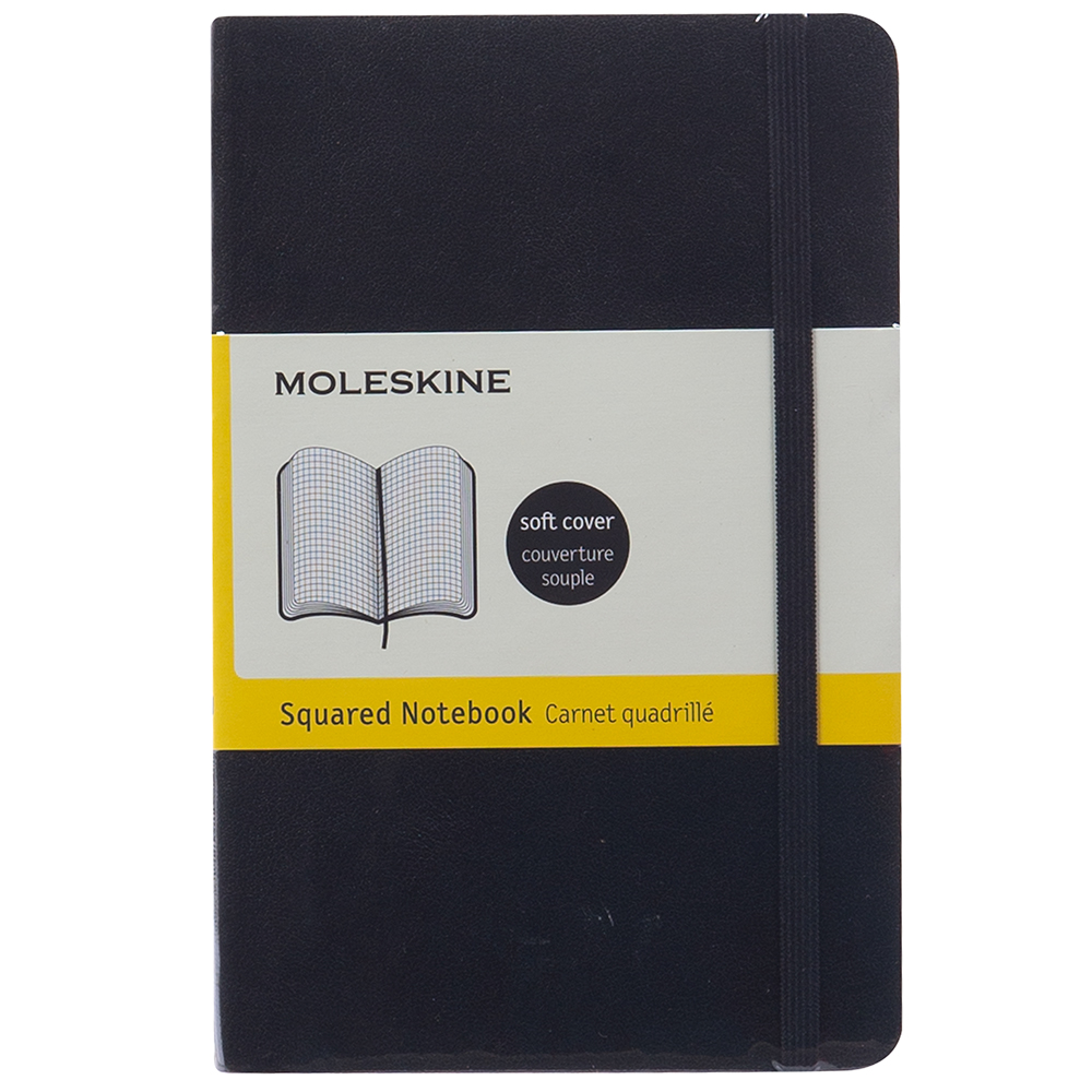 Moleskine Softcover Squared Pocket Notebook Peter's of Kensington