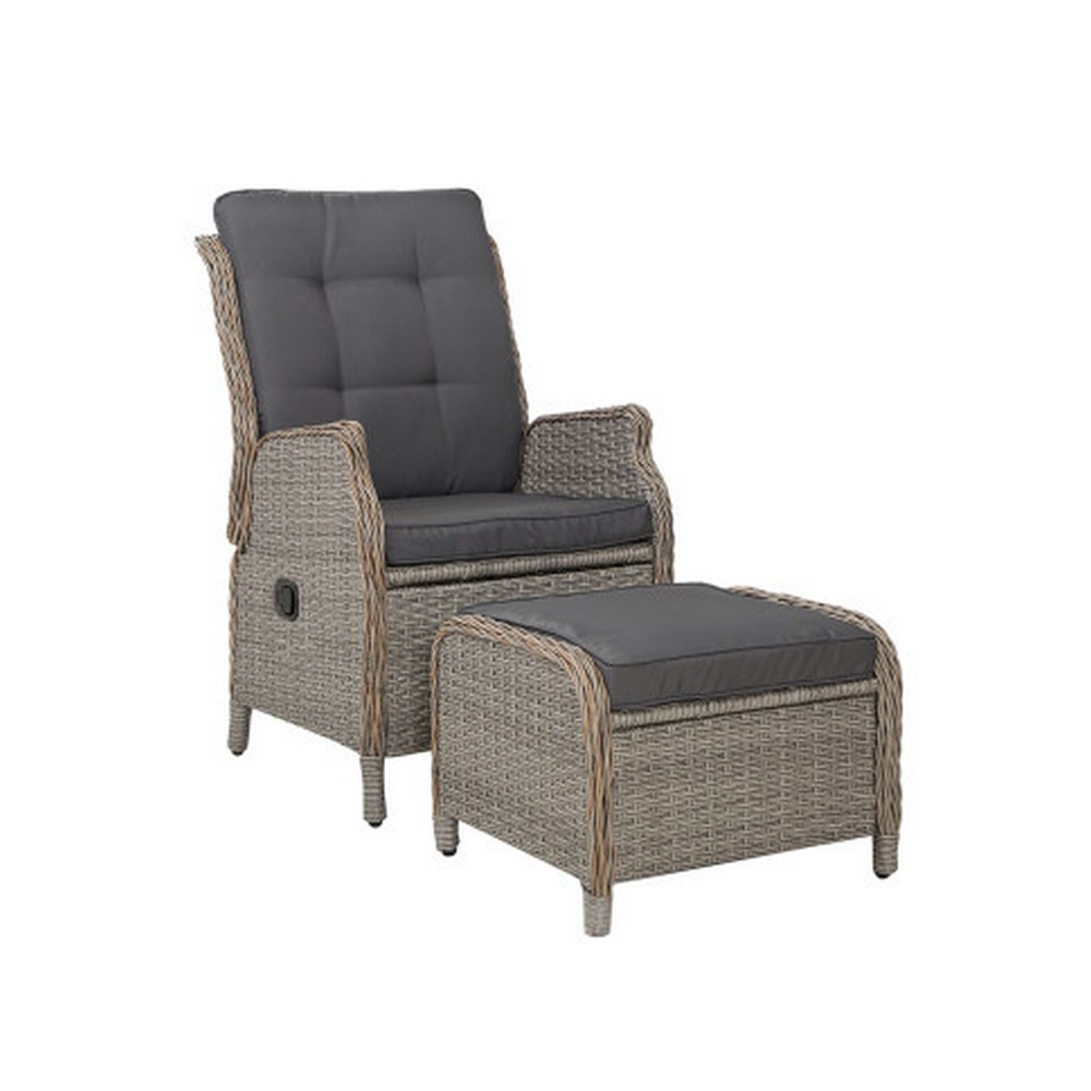 Exterieur Outdoor - Recliner Chair outdoor Grey | Peter's of Kensington