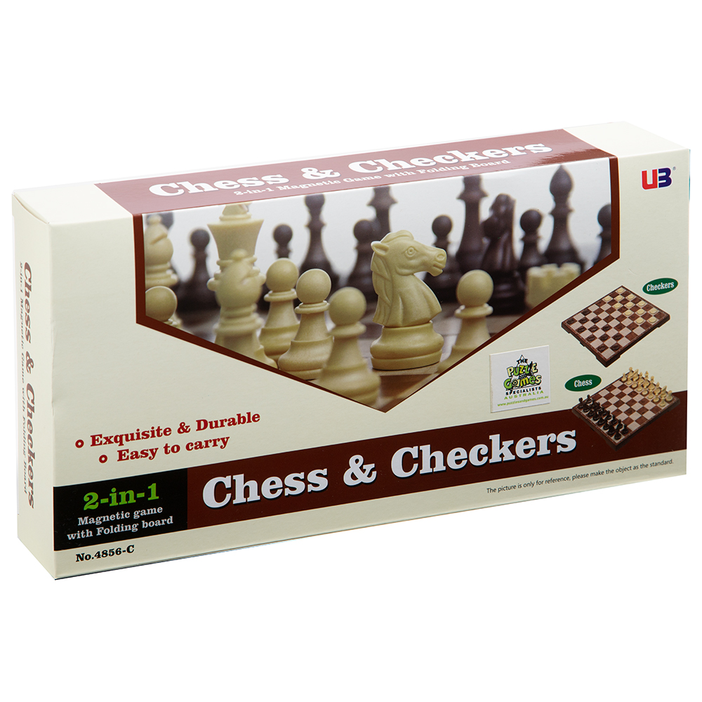 Games - Chess & Checkers 2-in-1 Magnetic Game W/Board | Peter's of ...