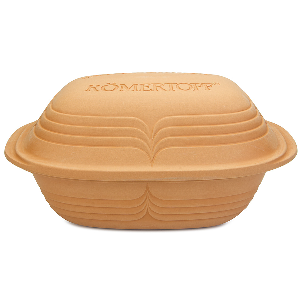Römertopf Casseruola In Terracotta 4L - Vaporiera Naturale Per Cucina Sana Senza Grassi - Foto 11