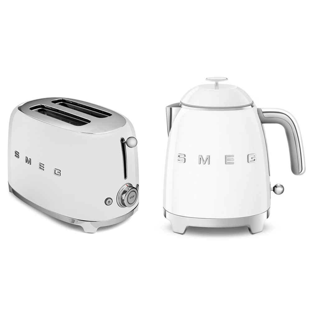 Smeg Mini Kettle & Toaster Set Peter's of Kensington