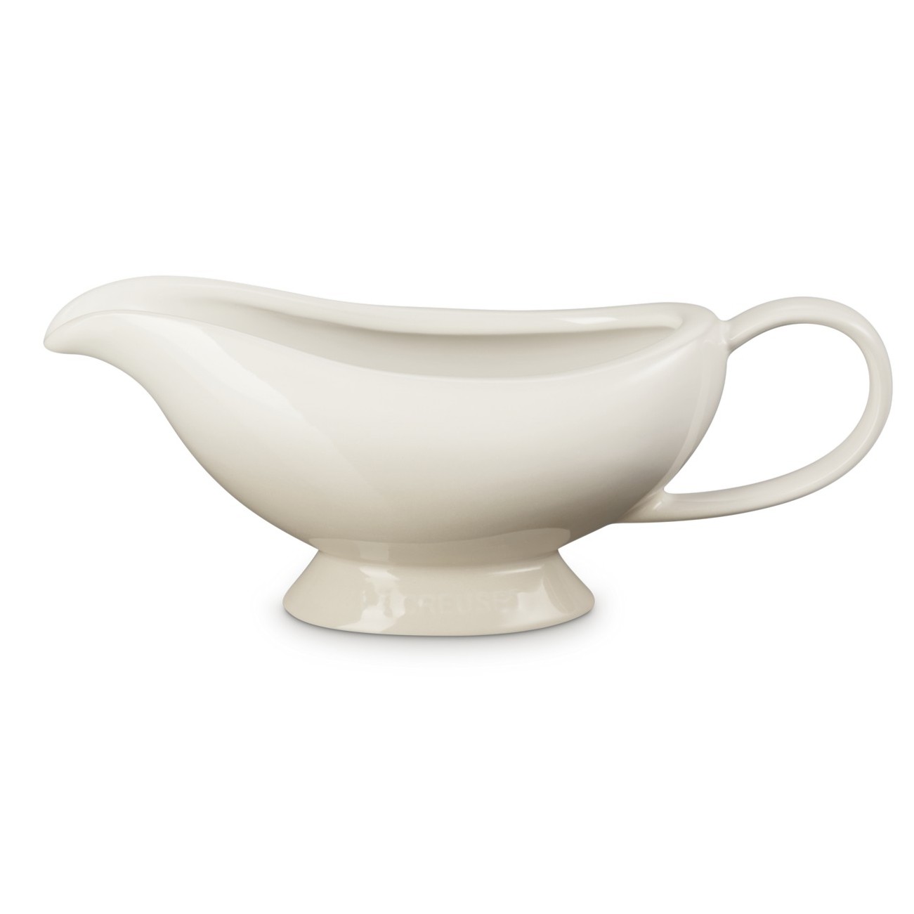 Le Creuset - Stoneware Gravy Boat Meringue 460ml | Peter's of Kensington