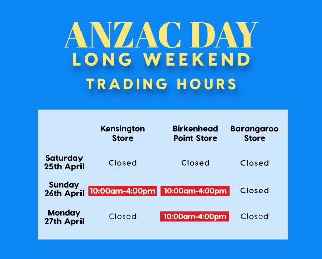 ANZAC weekend trading hours