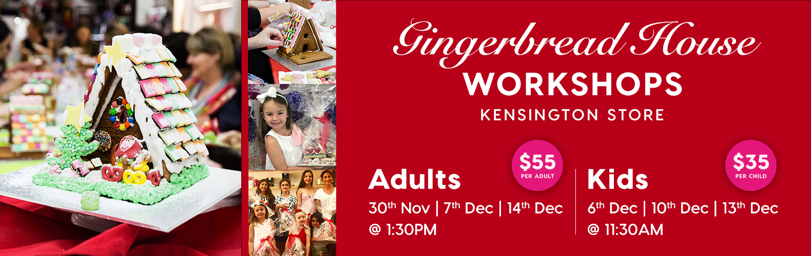 Gingerbread House Workshop
