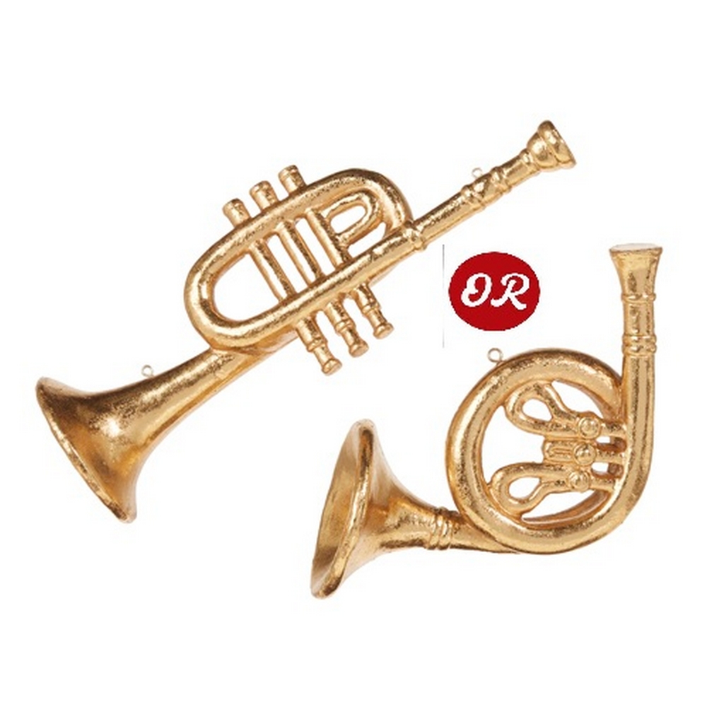 Raz - Christmas Traditions Trumpet or French Horn Ornament | Peter's of ...
