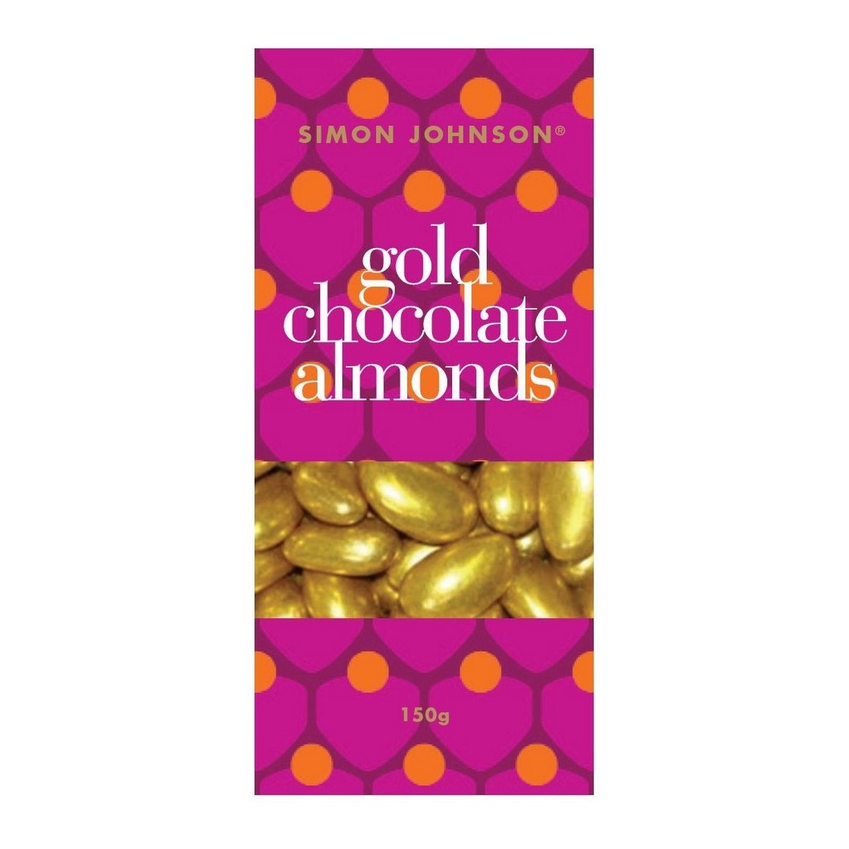 Simon Johnson - Gold Chocolate Almonds 150g | Peter's of Kensington